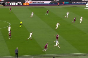 2024年03月15日 欧联杯-库杜斯双响+一条龙破门 西汉姆5-0总分5-1弗赖堡