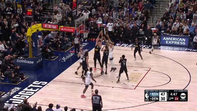  2024年05月07日NBA季后赛西部半决赛G2 森林狼 - 掘金 全场录像